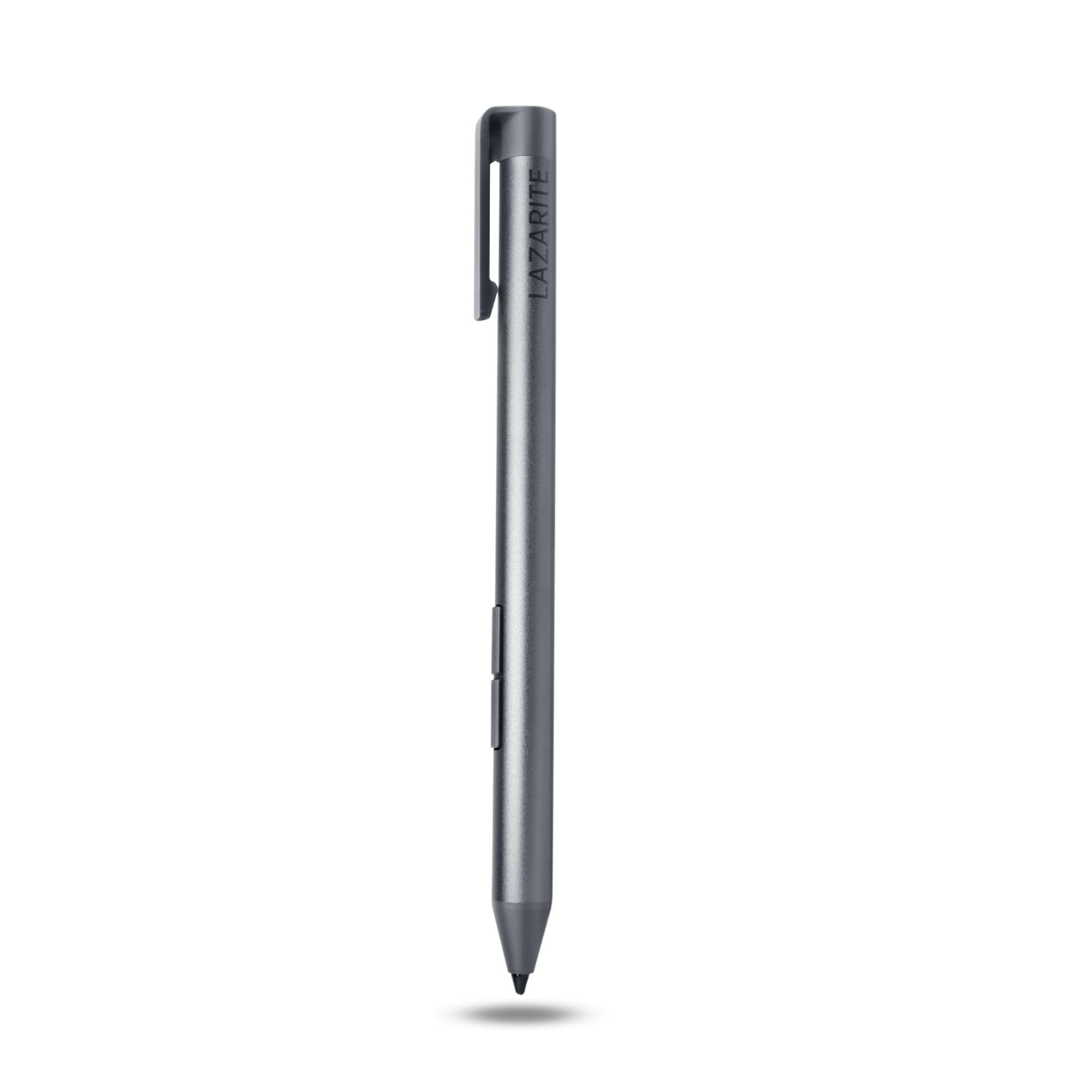 Lazarite M Pen Grey for Microsoft Surface and Lenovo Devices, Professional Active Stylus with 4096 Pressure Sensitivity,