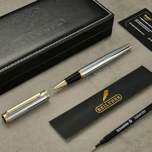  BEILUNER Luxury Rollerball Pen - Noble and Elegant Designs - Professional - Best Roller Ball Pen Gift Set for Men & Wom